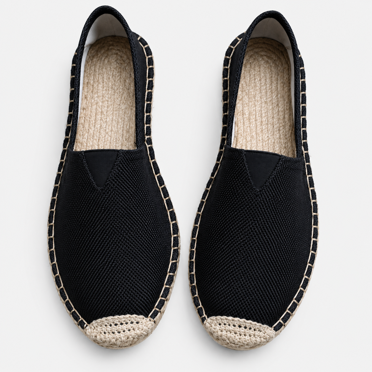 Damskor i Espadrillstil utan Knäppning med Flätad Sulkant-Dress shoes for men-Fjallbarn