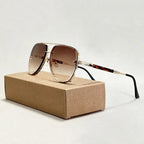 Damsolglasögon med Pilotform och Dubbelbrygga-Glasses for women-Fjallbarn