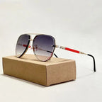 Damsolglasögon med Pilotform och Dubbelbrygga-Glasses for women-Fjallbarn