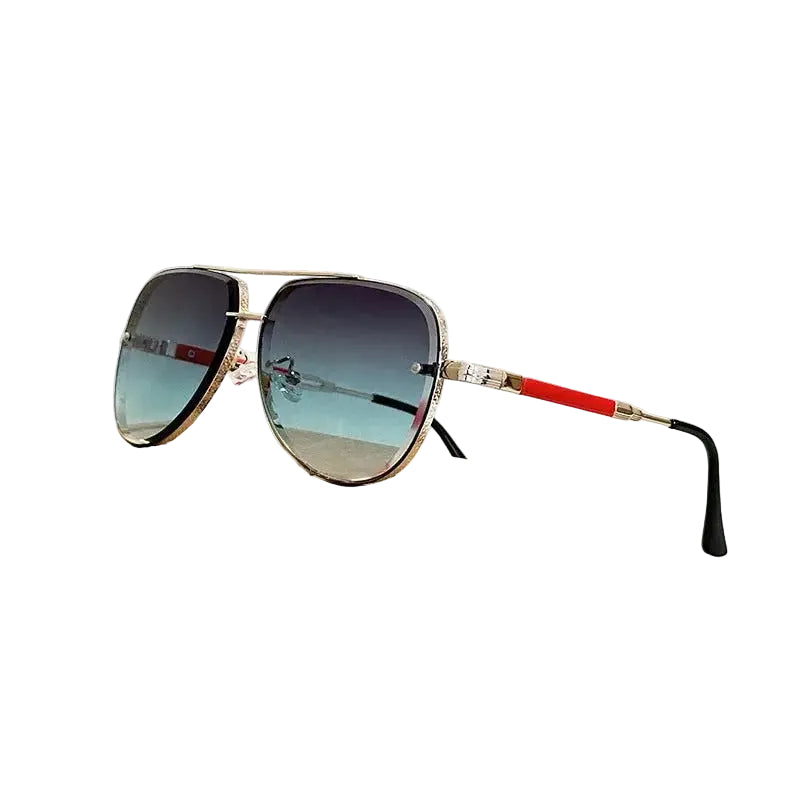 Damsolglasögon med Pilotform och Dubbelbrygga-Glasses for women-Fjallbarn