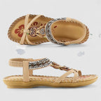 Dekorerade T-remssandaler för dam-Footwear for women-Fjallbarn