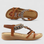 Dekorerade T-remssandaler för dam-Footwear for women-Fjallbarn