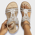 Dekorerade T-remssandaler för dam-Footwear for women-Fjallbarn