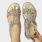 Dekorerade T-remssandaler för dam-Footwear for women-Fjallbarn
