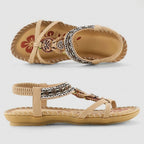 Dekorerade T-remssandaler för dam-Footwear for women-Fjallbarn
