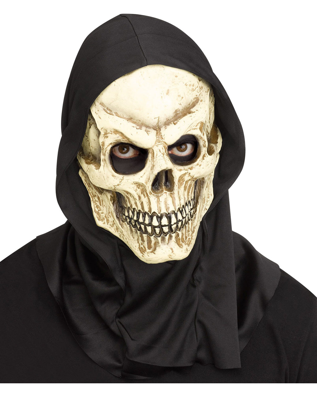 Dödskallemask med huva för män-Halloween-Fjallbarn