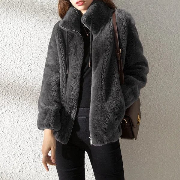 Fleecejacka med dragkedja och ståkrage för dam-Jacket for women-Fjallbarn