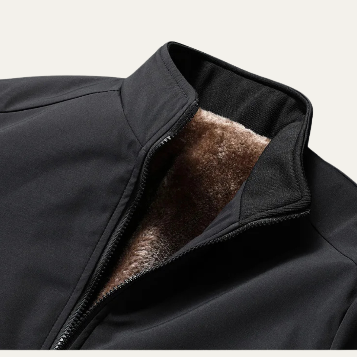 Fodrad bomberjacka med ståkrage för herr-Jackets for men-Fjallbarn