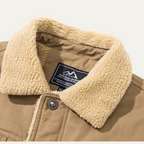 Fodrad utility-jacka med knappar för herrar-Jackets for men-Fjallbarn