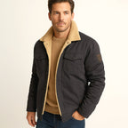 Fodrad utility-jacka med knappar för herrar-Jackets for men-Fjallbarn