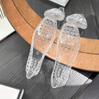 Genomskinliga ballerinaskor i gelé för dam-Footwear for women-Fjallbarn