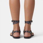 Gladiatorsandaler med omlottdesign för dam-Footwear for women-Fjallbarn