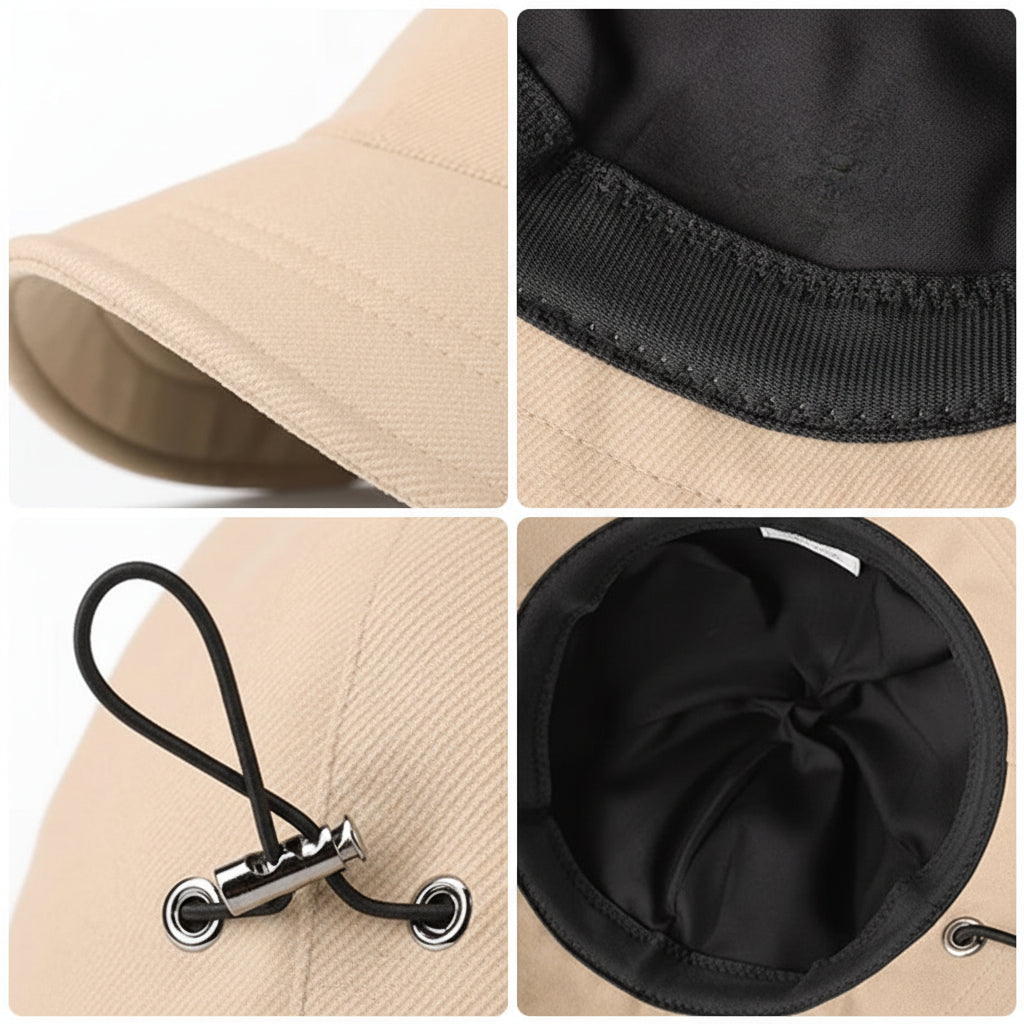 Hatt för damer med justerbar baksida och böjd skärm-Accessories for Women-Fjallbarn