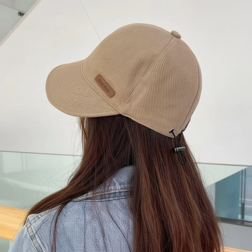 Hatt för damer med justerbar baksida och böjd skärm-Accessories for Women-Fjallbarn