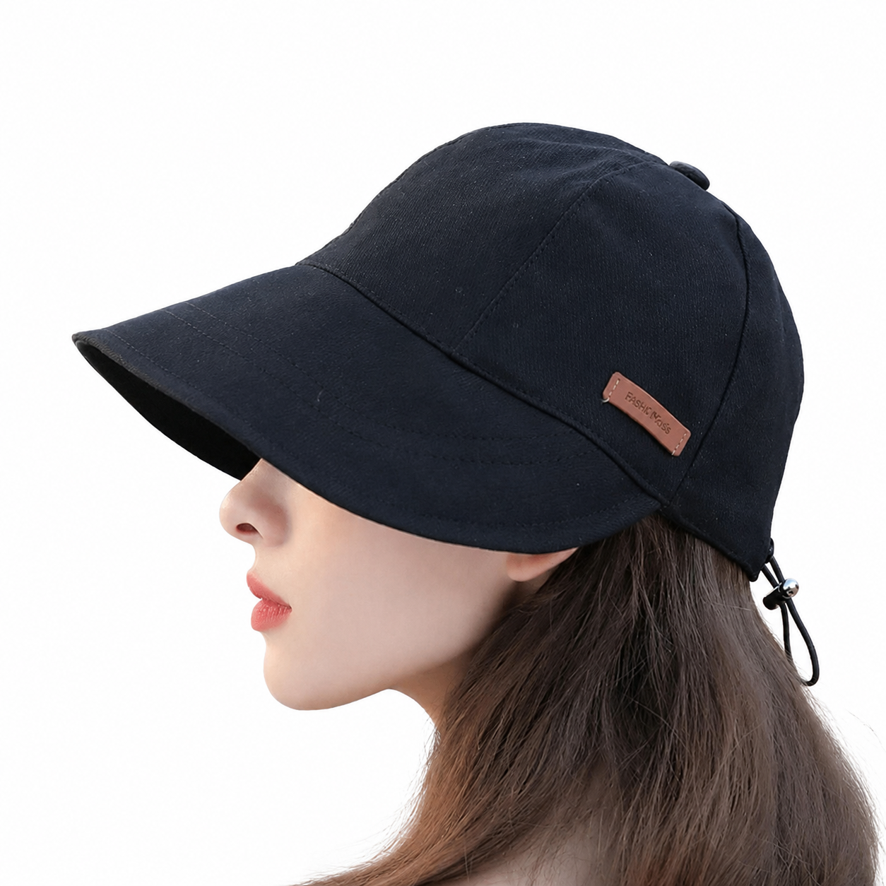 Hatt för damer med justerbar baksida och böjd skärm-Accessories for Women-Fjallbarn