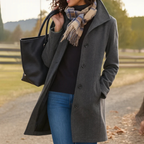 Heritage-kappa för dam med knäppning-Coats for Women-Fjallbarn