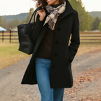 Heritage-kappa för dam med knäppning-Coats for Women-Fjallbarn