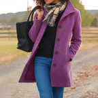 Heritage-kappa för dam med knäppning-Coats for Women-Fjallbarn
