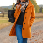 Heritage-kappa för dam med knäppning-Coats for Women-Fjallbarn