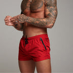 Herr badbyxor med elastisk midja och dragsko-Swimwear for men-Fjallbarn