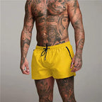 Herr badbyxor med elastisk midja och dragsko-Swimwear for men-Fjallbarn