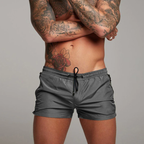 Herr badbyxor med elastisk midja och dragsko-Swimwear for men-Fjallbarn