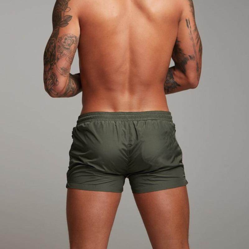 Herr badbyxor med elastisk midja och dragsko-Swimwear for men-Fjallbarn