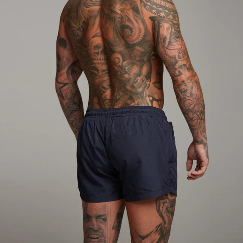 Herr badbyxor med elastisk midja och dragsko-Swimwear for men-Fjallbarn