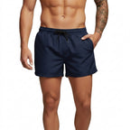 Herr badbyxor med elastisk midja och dragsko-Swimwear for men-Fjallbarn