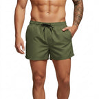 Herr badbyxor med elastisk midja och dragsko-Swimwear for men-Fjallbarn