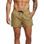 Herr badbyxor med elastisk midja och dragsko-Swimwear for men-Fjallbarn