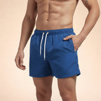 Herr badshorts med elastisk midja och dragsko-Shorts for men-Fjallbarn