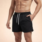Herr badshorts med elastisk midja och dragsko-Shorts for men-Fjallbarn