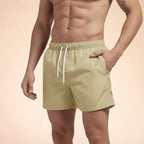 Herr badshorts med elastisk midja och dragsko-Shorts for men-Fjallbarn