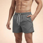Herr badshorts med elastisk midja och dragsko-Shorts for men-Fjallbarn