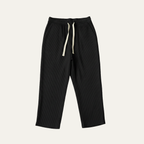 Herr byxor med elastisk midja och dragsko samt rak benform-Pant for Men-Fjallbarn