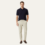 Herr byxor med elastisk midja och dragsko samt rak benform-Pant for Men-Fjallbarn