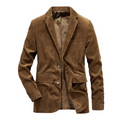 Herr kavaj i manchester med slag och knappstängning-Blazer for men-Fjallbarn