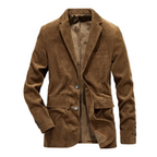 Herr kavaj i manchester med slag och knappstängning-Blazer for men-Fjallbarn