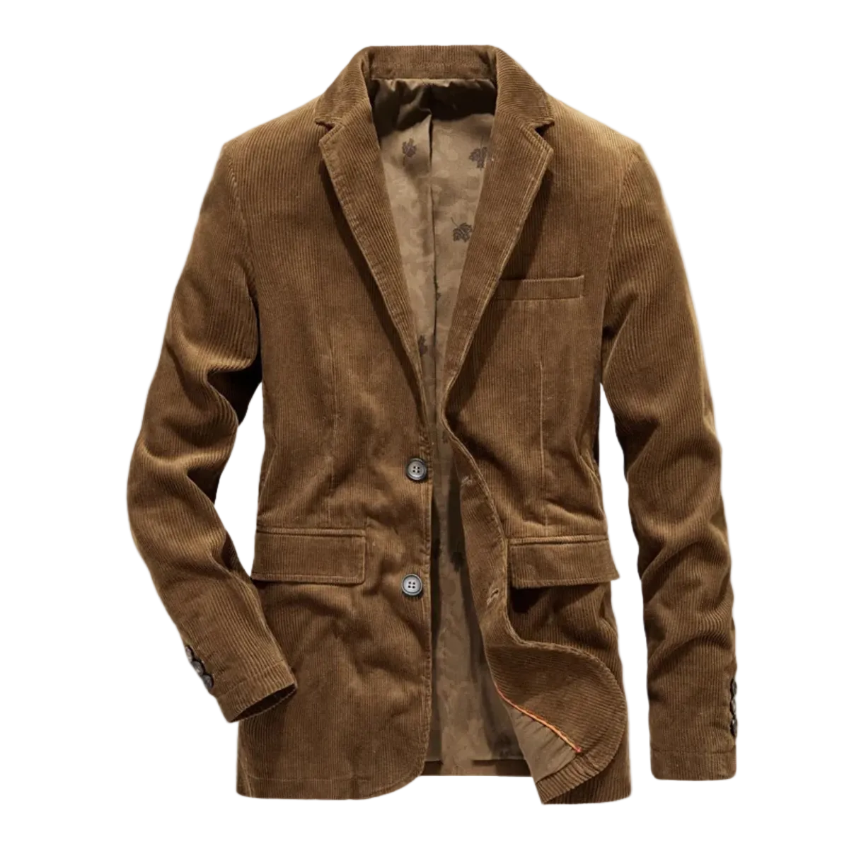 Herr kavaj i manchester med slag och knappstängning-Blazer for men-Fjallbarn