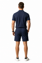 Herr Kortärmad Kavaj och Shorts Set-Sets for Men-Fjallbarn