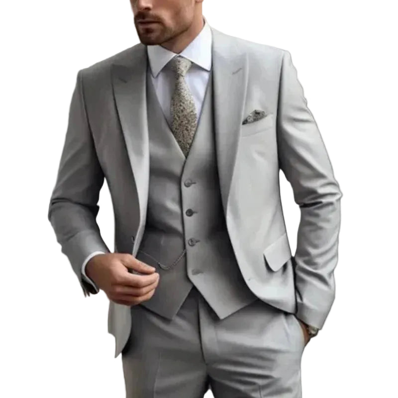 Herr kostymset med kavaj, väst och byxor-suits for men-Fjallbarn