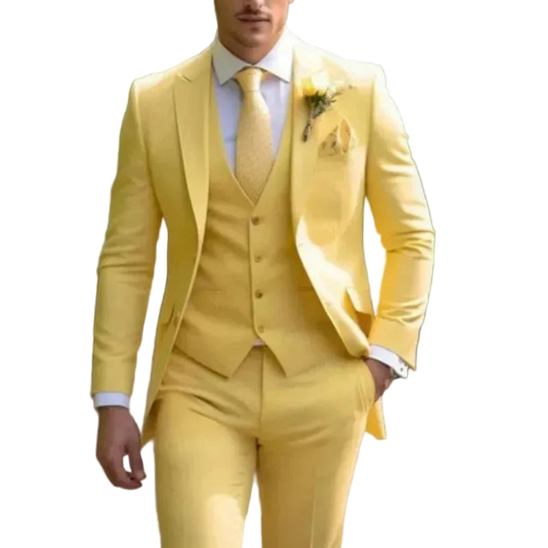 Herr kostymset med kavaj, väst och byxor-suits for men-Fjallbarn