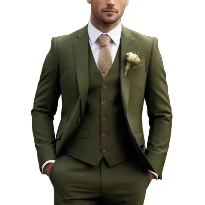 Herr kostymset med kavaj, väst och byxor-suits for men-Fjallbarn