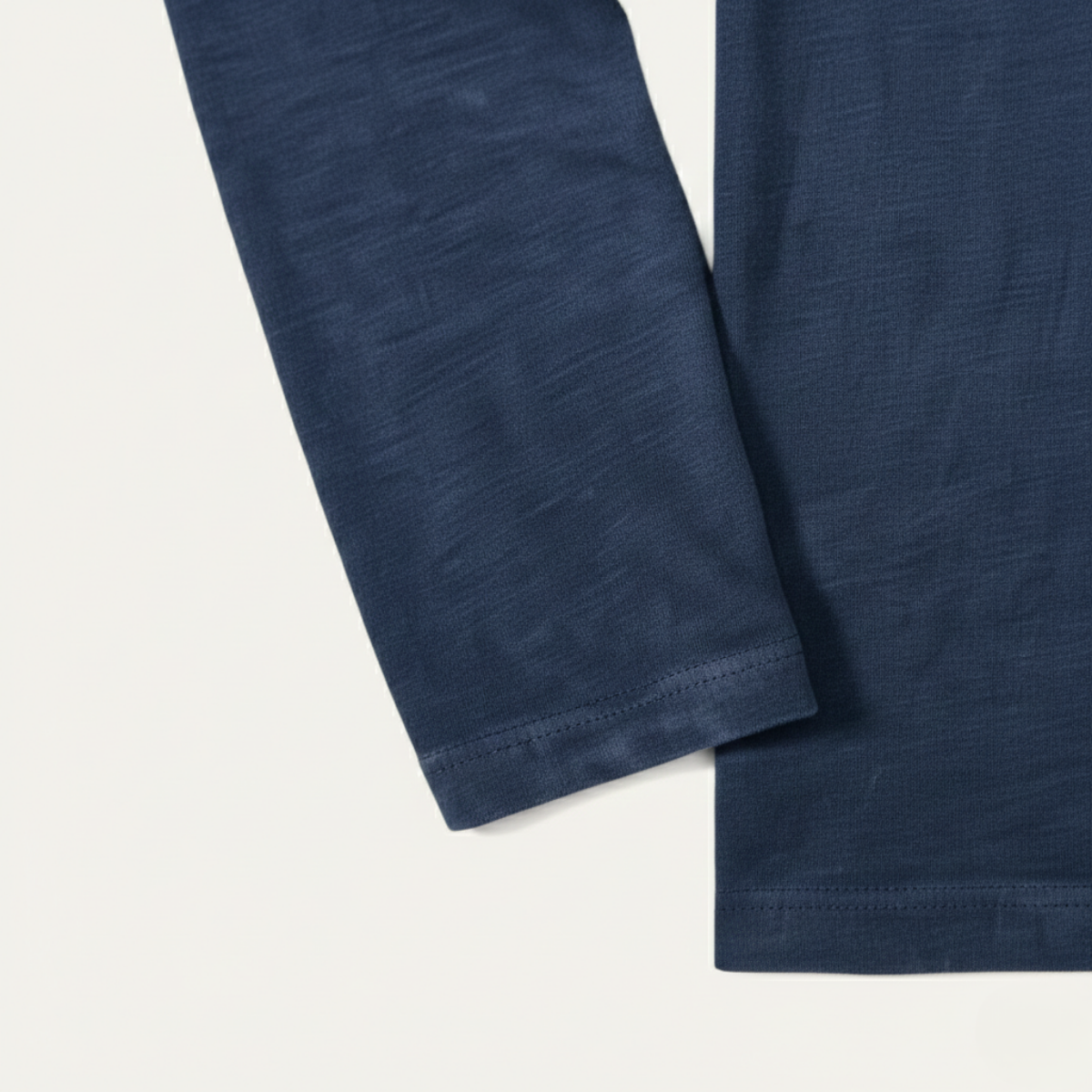 Herr långärmad henleytröja med knappslå-Shirts for men-Fjallbarn