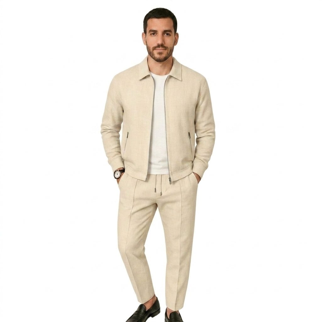 Herr Loungewear-set med jacka och byxor-sets for Men-Fjallbarn