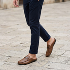 Herr-mules med metalldetalj-Footwear for men-Fjallbarn