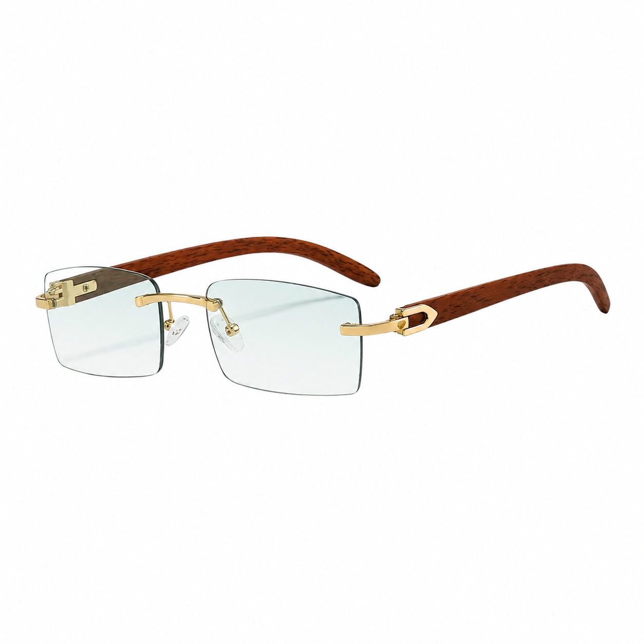 Herr Ramlösa Rektangulära Solglasögon-Glasses for men-Fjallbarn