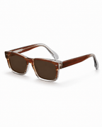 Herr Rektangulära kantlösa solglasögon med raka skalmar-Glasses for men-Fjallbarn