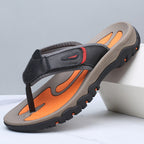 Herr sandaler med tårem och mönstrad sula-Footwear for men-Fjallbarn